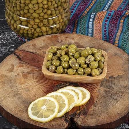 Tatlılanmış Doğal Kırma Yeşil Zeytin (1KG)