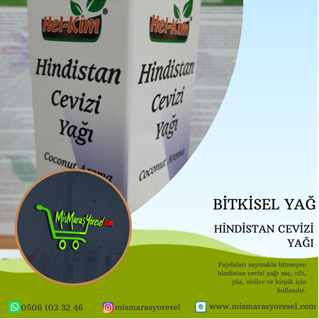 HİNDİSTAN CEVİZİ YAĞI 20 ML