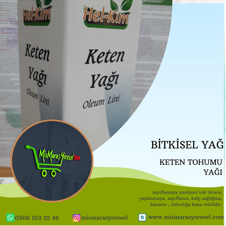 KETEN TOHUMU YAĞI 20 ML