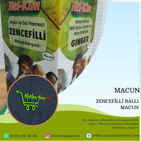 ZENCEFİLLİ BALLI MACUN